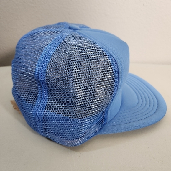 Vintage Advance United Light Blue Snapback Trucker Hat - Picture 5 of 8